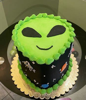 Alien Layer Cake Classy Girl Cupcakes