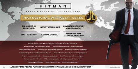 HITMAN Gets New Difficulty Mode With Disc Launch GamEir