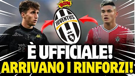 RINFORZO UFFICIALE IN ARRIVO ALLA JUVE ORA E STATO CONFERMATO