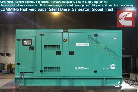 Cummins Power 110kva Super Silent Diesel Generatorusa Cummins Diesel