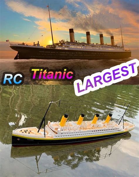 Remote Control Titanic Boat 1:325 Scale 32-Inch Large RC Yacht Cruise ...