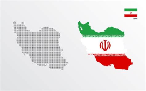 Ensemble De Cartes Politiques De L Iran Avec Des R Gions Isol Es Et