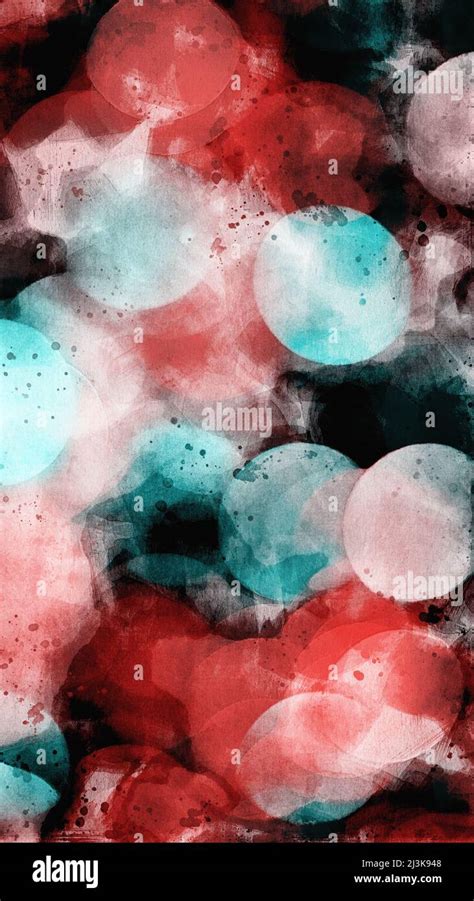 Abstract Watercolor Background In Red And Green Colors Stock Photo Alamy