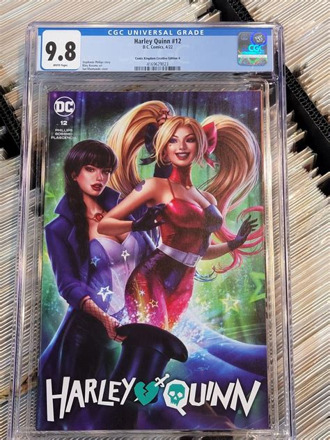 CGC 9 8 Harley Quinn 12 Comic Kingdom Creative Variant Comic Book 2022