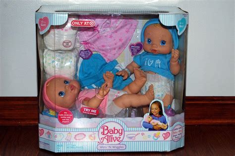 New Baby Alive Wets N Wiggles Twins Boy And Girl Dolls