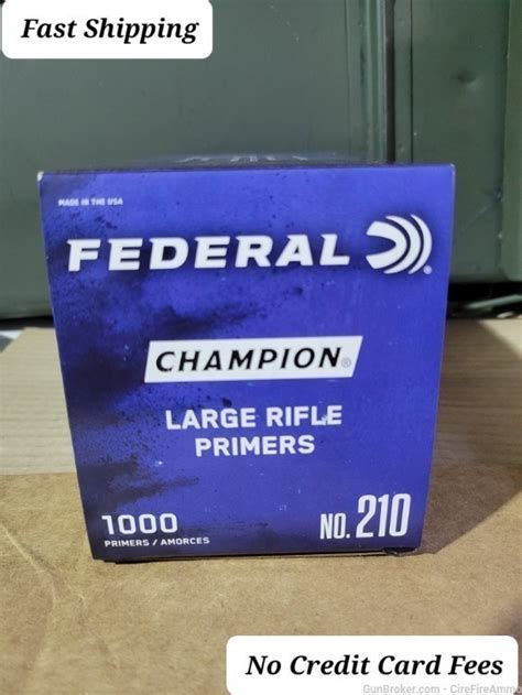 Federal Large Rifle Primers Count Number Primer No C C