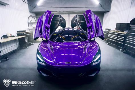 McLaren 720s - Purple Gloss wrap | WrapStyle