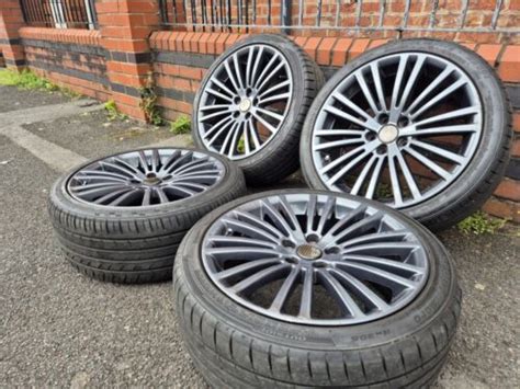 18 Inch Vw R32 Style Alloy Wheels 5x112 With Tyres 7m Vw Golf Passat