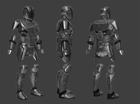 Sith Trooper Kotor Full Size Props Armor Stl Files 3d Model 3d