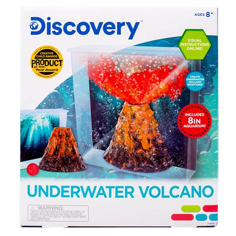 Discovery Underwater Volcano Science Kit, Features 8-inch Aquarium ...