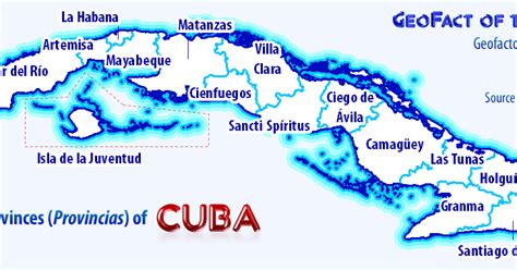 GeoFact of the Day: Provinces of Cuba