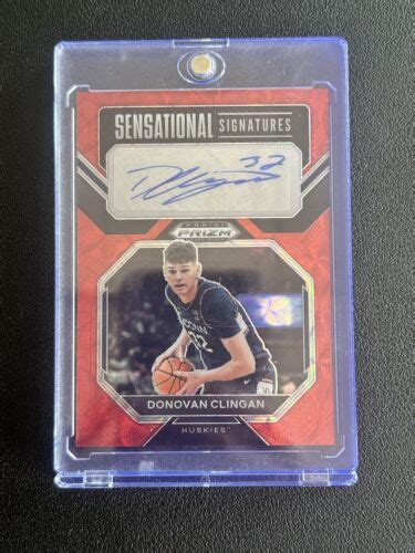 2023 24 Panini Prizm Draft Pick Sensational Signatures Red Donovan