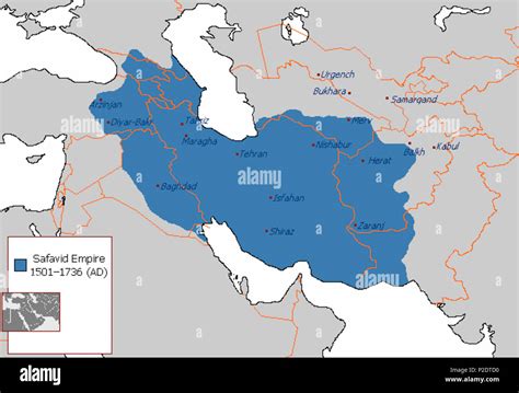 Safavid Empire At Its Height