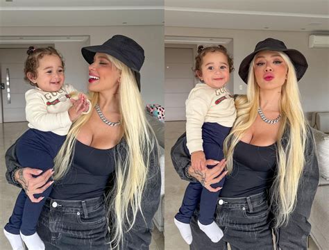 Filha De Karoline Lima Impressiona Por Tamanho E Semelhan A Pai Em