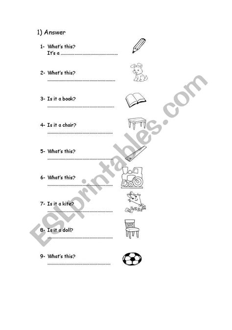 Whats This ESL Worksheet By Roxana Lazz