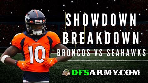 Nfl Showdown Breakdown Denver Broncos At Seattle Seahawks