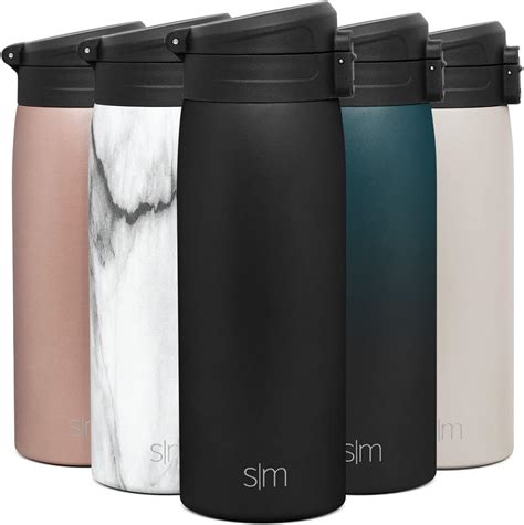 Simple Modern Travel Coffee Mug With Snap Flip Lid Insulated Reusable