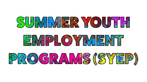 Summer Youth Employment Programs Matter