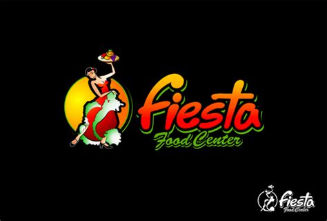 Fiesta Food Center Grocery Store Logo By Thehomes