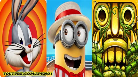 Looney Tunes Dash Vs Despicable Me 2 Minion Rush Vs Temple Run 2 Ep 1