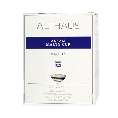 Althaus Assam Malty Cup Pyra Pack Herbata Czarna 15 X 2 25 G