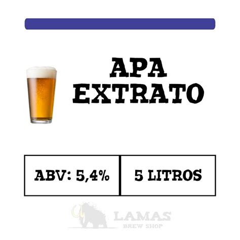 Kit Receita De Cerveja APA Extrato De Malte 5L Shopee Brasil