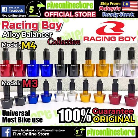 Racing Boy Original M Balancer Fully Alloy Color Universal Handlebar