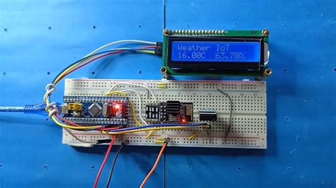 STM32 Weather Station IoT Thingspeak Demo YouTube