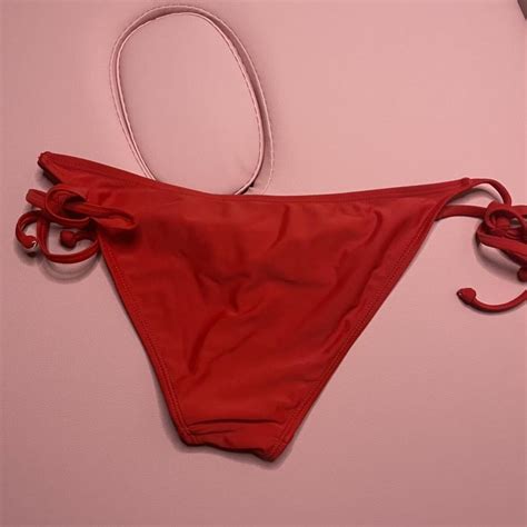 Red Bikini Bottoms Will Be Thoroughly Cleaned Depop