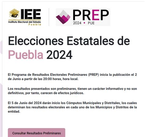 Aqu Puedes Consultar El Programa De Resultados Electorales