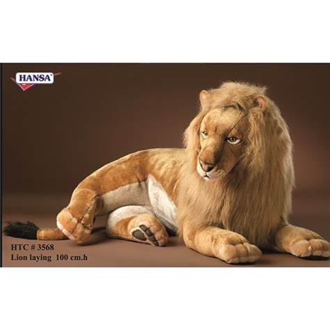 Lion Extra Large Stuffed Animal Male Lion Plush Hansa Toys