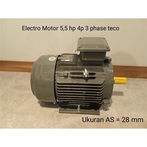 Jual Teco Dinamo Listrik Electric Motor Elektro Motor 55hp 4p 3 Phase