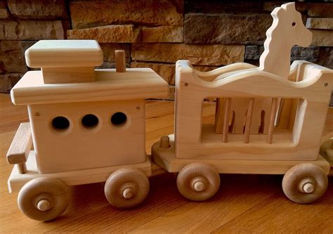 Handmade Wooden circus Train Toy | Etsy