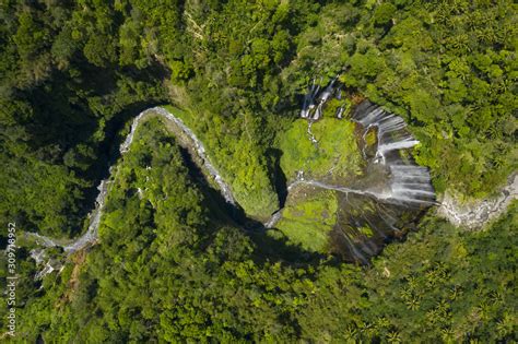 View From Above Stunning Aerial View Of The Tumpak Sewu Waterfalls