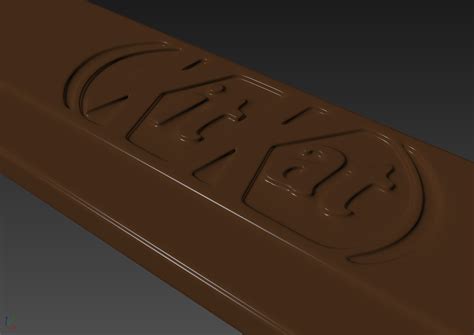 3d Kit Kat Chocolate Bar Turbosquid 1853990