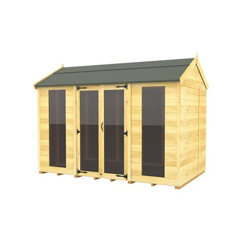 Total Sheds Ft X Ft Apex Summer House Full Height Window Wayfair