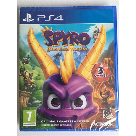 Spyro Reignited Trilogy Ps4 3 Spyro The Dragon Games New And Sealed