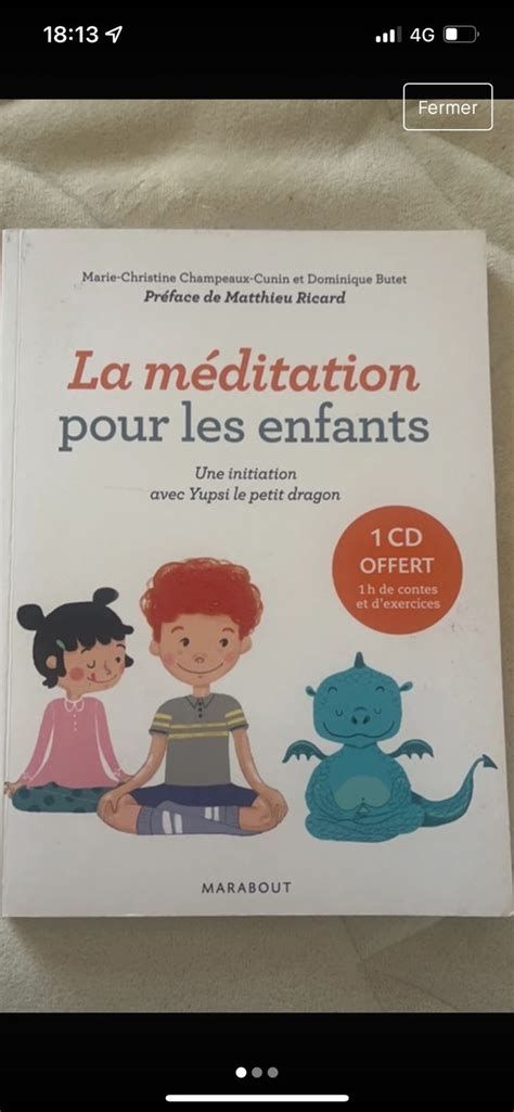 Livre la méditation pour les enfants Beebs