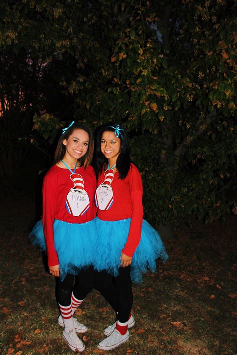 Thing 1 And Thing 2 Bestfriend Halloween Costume Goals Cute Best