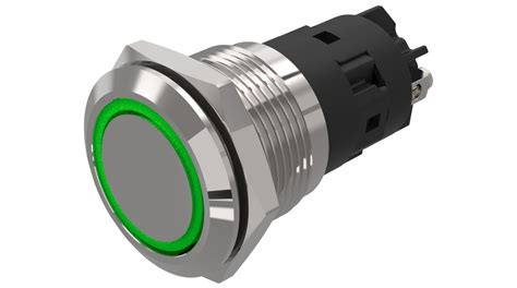 Eao Led Indicator V Ac Dc Led Green Soldering