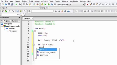 107 C Programming Exercise 07 C C Program To Display Its Own Source