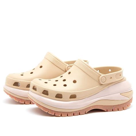 Crocs Classic Mega Crush Clog In Natural Lyst UK