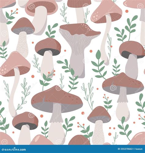 Brown Cap Boletus Icon In Flat Style Isolated On White Background