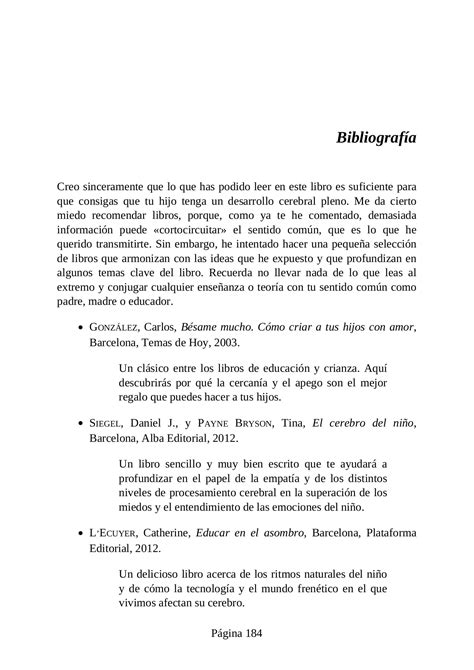 El Cerebro Del Nino Explicado A Los Padres Alvaro Bilbao Eliana