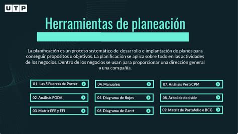 Herramientas De Planeación