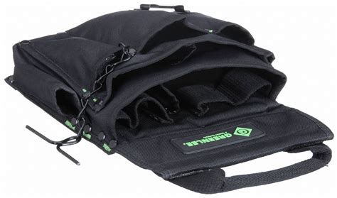 Greenlee Black Tool Pouch Ballistic Nylon 5kpt20158 17 Grainger