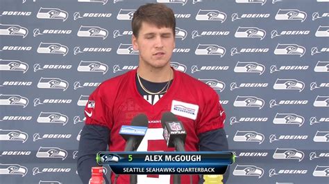 Alex McGough Rookie Minicamp Press Conference