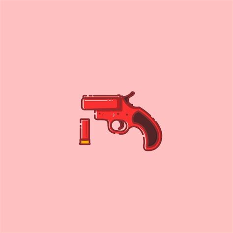 Premium Vector Simple Flare Gun