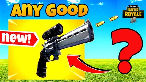 New Fortnite Gun Scoped Revolver Youtube