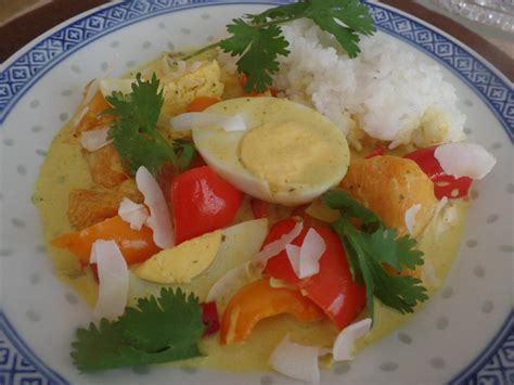 Mango Curry Mit Paprika Und Eiern Rezept Kochbar De